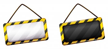 An under construction signboard Free Vector