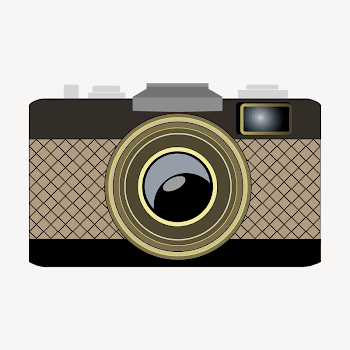 Analog camera clipart illustration psd. | Free PSD - rawpixel