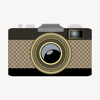 Analog camera collage element illustration | Free Vector - rawpixel