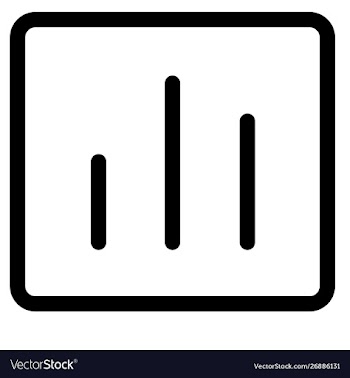 Analytics chart graph report statistics icon vector image