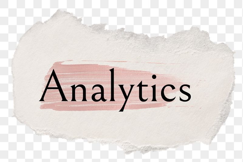 Analytics png ripped paper word | Free PNG - rawpixel