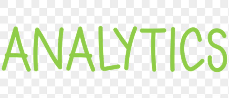 Analytics png word sticker typography, | Free PNG - rawpixel
