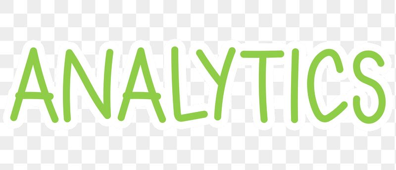 Analytics png word sticker typography, | Free PNG - rawpixel