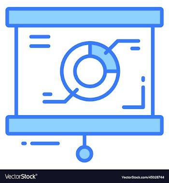analytics report icon for graphic and web design