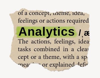 Analytics ripped dictionary, editable word | Free PSD - rawpixel