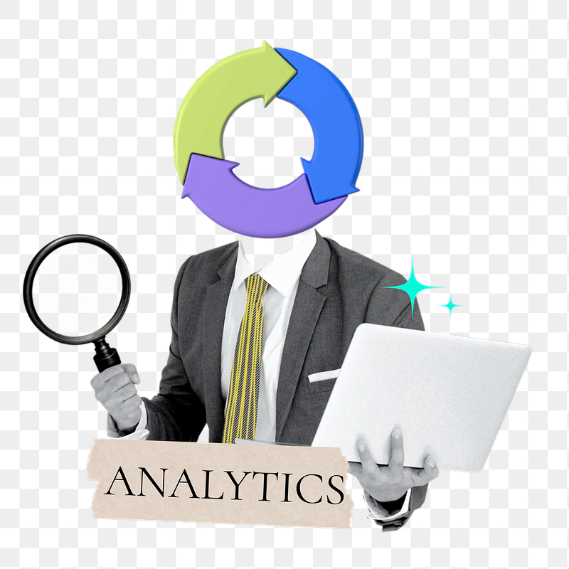 Analytics word png sticker, pie | Free PNG - rawpixel