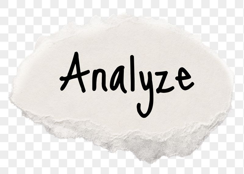 Analyze png word, torn paper | Free PNG - rawpixel
