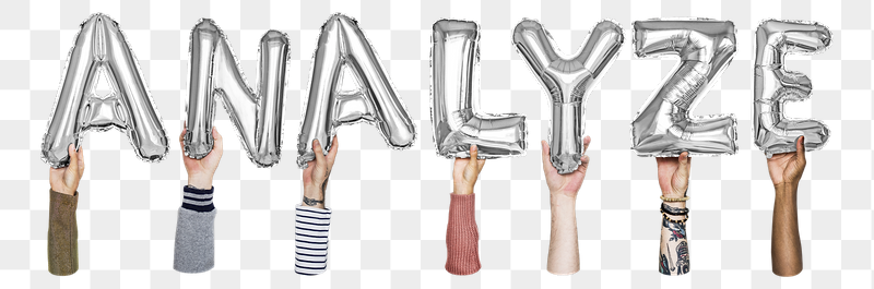 Analyze word png, hands holding | Free PNG - rawpixel