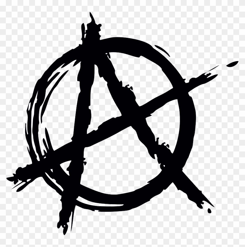 Anarchy Png - Black And White Anarchy Symbol