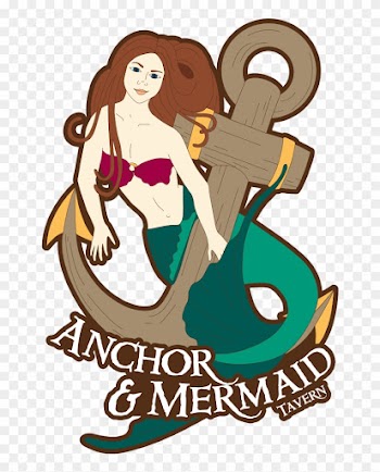 Anchor &amp; Mermaid Tavern Logo - Holsworthy Ales Bee Merry