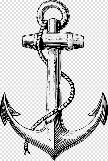 Anchor Drawing , painted anchor transparent background PNG clipart