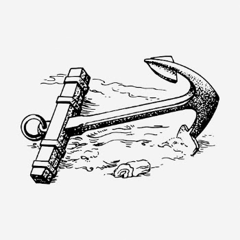 Anchor drawing, vintage object illustration. | Free Photo - rawpixel
