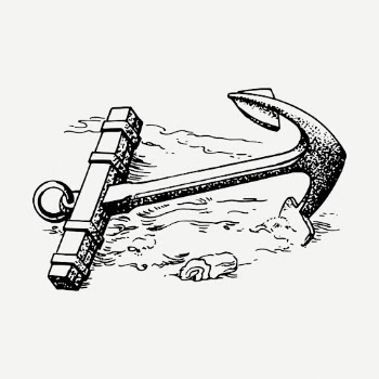 Anchor drawing, vintage object illustration | Free PSD - rawpixel