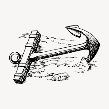 Anchor drawing, vintage object illustration | Free Vector - rawpixel