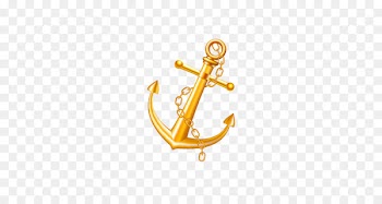 Anchor Gold Watercraft Metal - Golden Anchor 