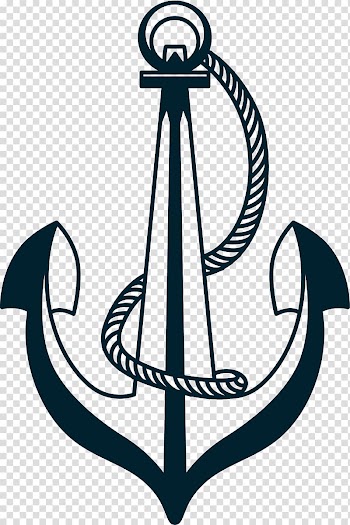 Anchor Ship Watercraft Rope , Hand painted green anchor rope transparent background PNG clipart