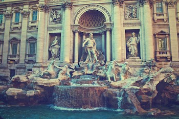 Ancient Building With Fountain