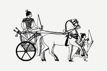 Ancient chariot drawing, war illustration | Free PSD Illustration - rawpixel