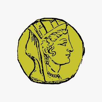 Ancient coin clipart, drawing illustration | Free Vector Illustration - rawpixel