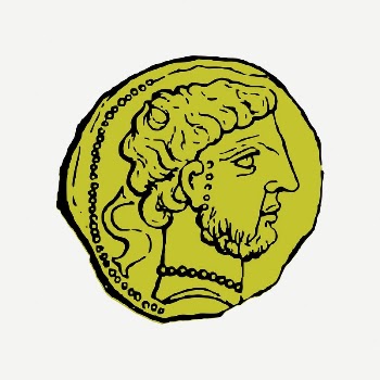 Ancient coin collage element, vintage | Free PSD Illustration - rawpixel