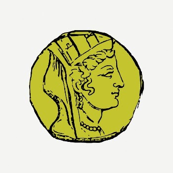 Ancient coin collage element, vintage | Free PSD Illustration - rawpixel