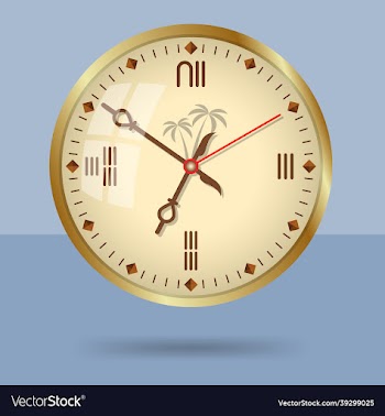 ancient egypt style decorative wall clock
