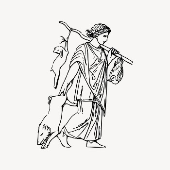 Ancient farmer drawing, hunting illustration | Free Vector Illustration - rawpixel