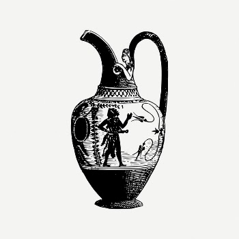 Ancient greek vase clipart, ancient | Free PSD Illustration - rawpixel