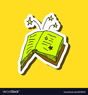 Ancient magic book with alchemy recipes and vector image