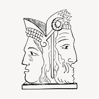Ancient sculpture illustration clipart vector. | Free Vector - rawpixel