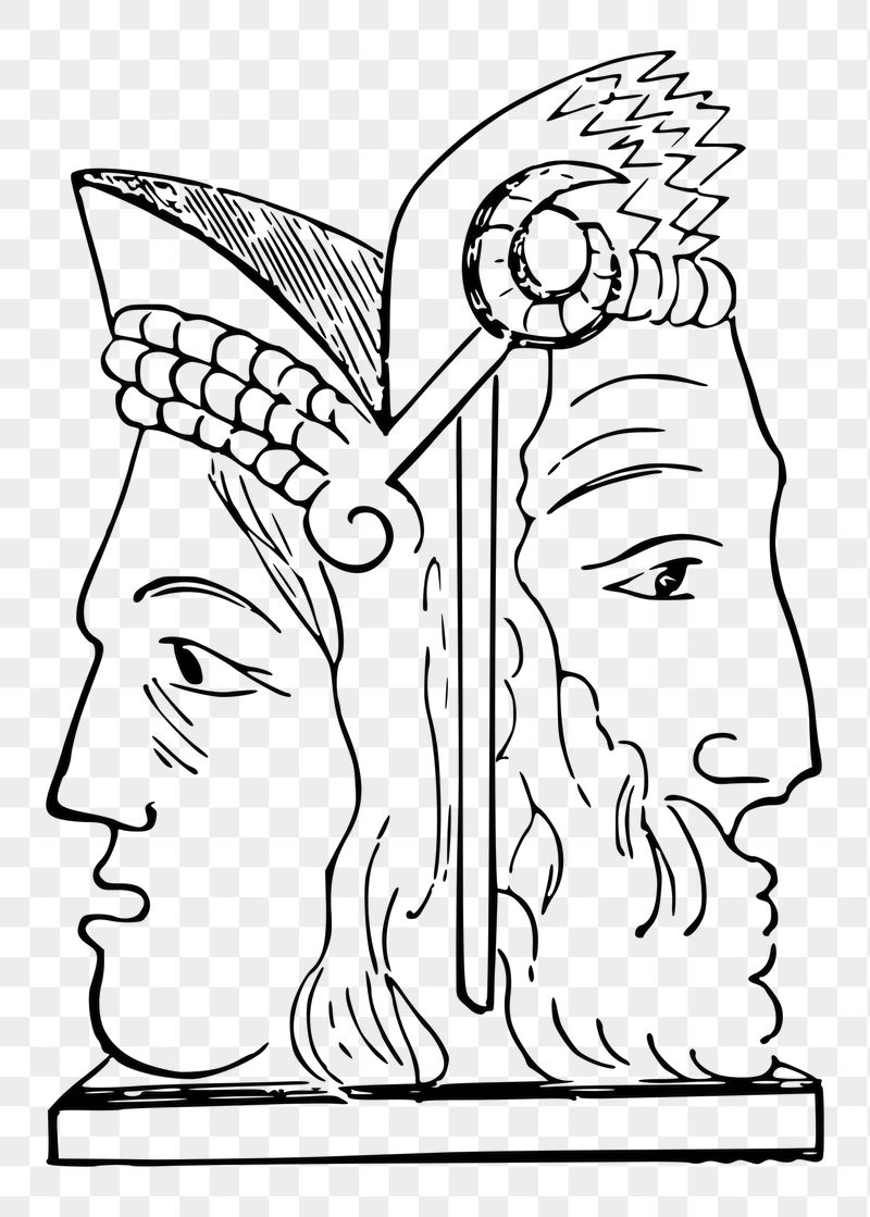 Ancient sculpture png sticker illustration, | Free PNG - rawpixel