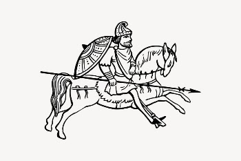 Ancient soldier drawing, war illustration | Free Vector Illustration - rawpixel