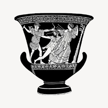 Ancient vase drawing, vintage object | Free Vector - rawpixel