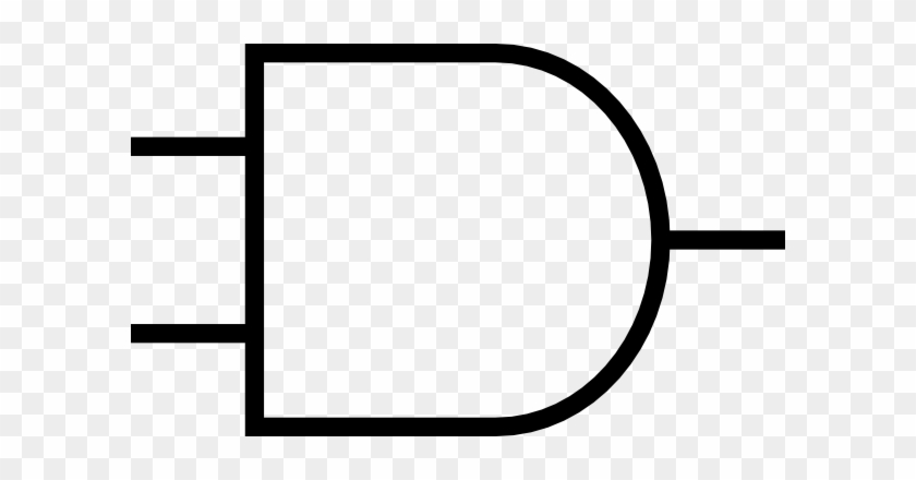 And Gate Clip Art - Logic Gate Png