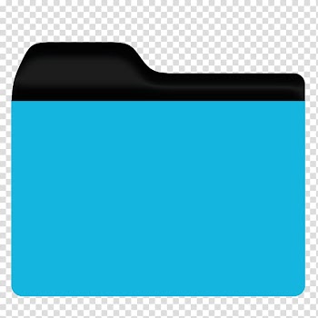 And Icons Folder, folder bleu light transparent background PNG clipart