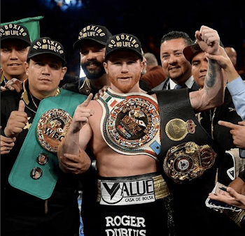 AND THE NEW: Saul “Canelo” Alvarez middleweight champion once ...