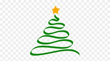 Andacht Zum Heiligen Abend - One Line Christmas Tree