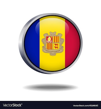 andorra flag button