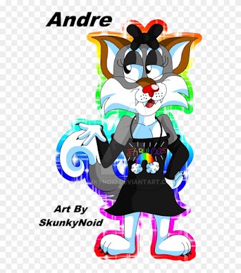 Andre The Fabulous Wolf By Skunkynoid - Cartoon