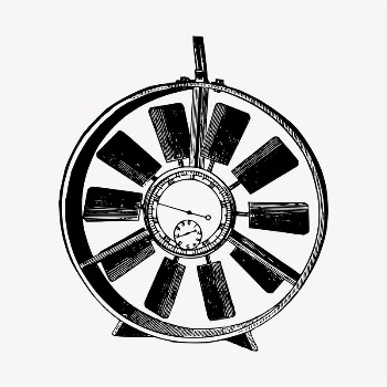 Anemometer drawing, measuring device illustration | Free PSD - rawpixel
