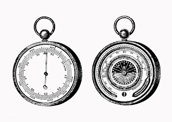 Aneroid barometer vintage style | Free stock vector - 561153
