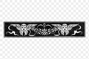 Angel border png sticker vintage | Free PNG - rawpixel