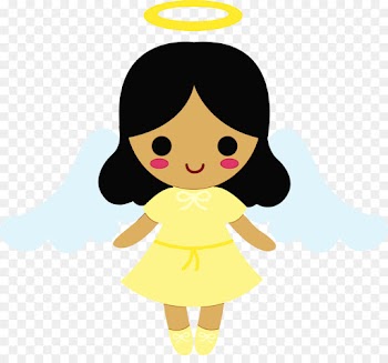 Angel, Cartoon, Drawing, Yellow PNG