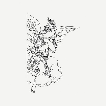 Angel collage element, vintage illustration | Free PSD Illustration - rawpixel