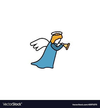 angel creative icon multicolor line from