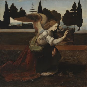 Angel, detail copy after leonardo | Free Photo - rawpixel