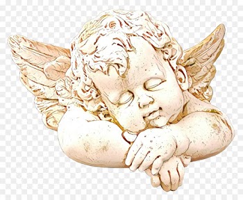 angel face head forehead statue