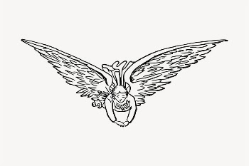 Angel illustration clipart vector. Free | Free Vector - rawpixel