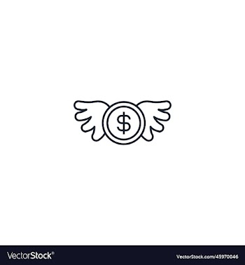 angel investor creative icon from