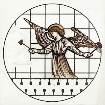 Angel Playing on Bells (1862) drawing in high… | Free public domain illustration